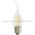 Ca35 3W Nicht-Dimmable Clear LED Birne Gold Abdeckung Birne